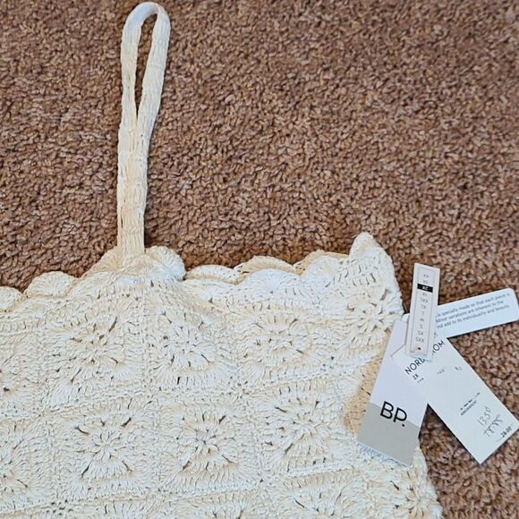 Bp Ivory knit cropped top - Picture 3 of 4